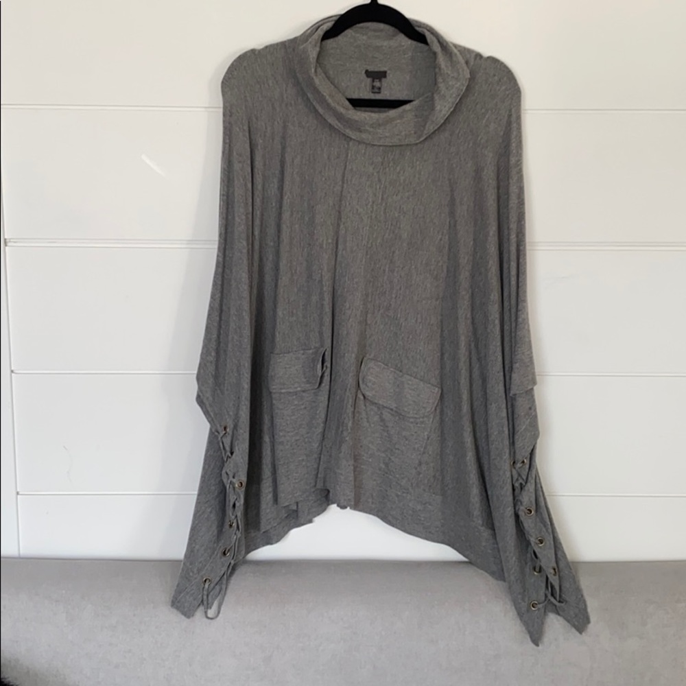 Gray Poncho